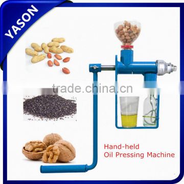 High quality Mini Hand Operated Oil Press/Manual Oil Press Machinery