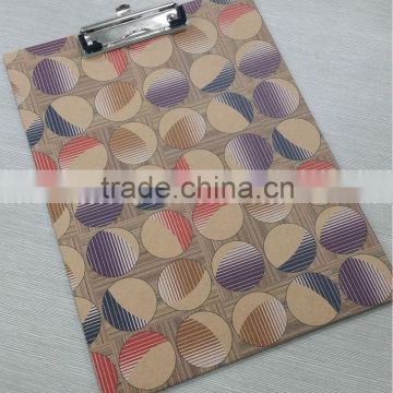 a4 kraft paper cover clipboard in various design