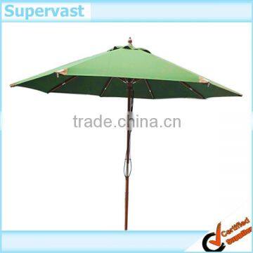 Wooden Umbrella Of Beach