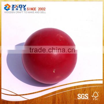 2014 new natural colour solid wooden balls with painting