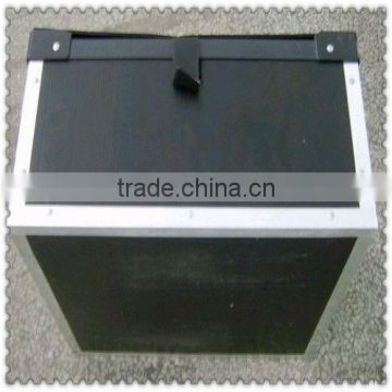 ESD corrugated plastic bin with lid