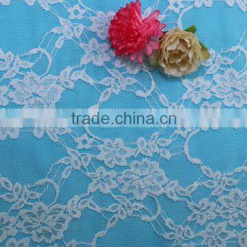 Latest hot nylon spandex various colorful thailand lace fabrics lace sleeves to add to wedding dress lace tablecloth