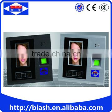 TFT Touch Screen Face and fingerprint Recognition Employee Attendance Machine