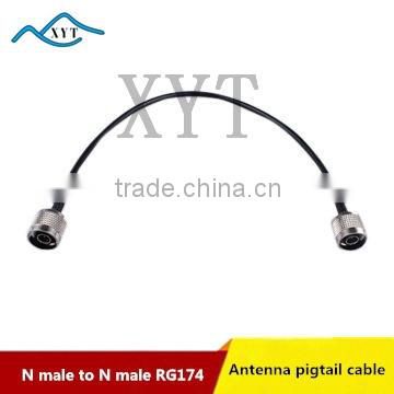 Factory Price N male to N male Connector RG174 WIFI Antenna pigtail cable