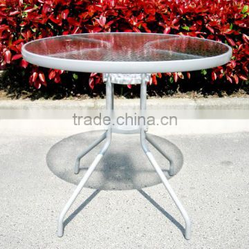 2016 Elegant Round Clear printing acrylic folding coffee table for Home Hotel Restaurant
