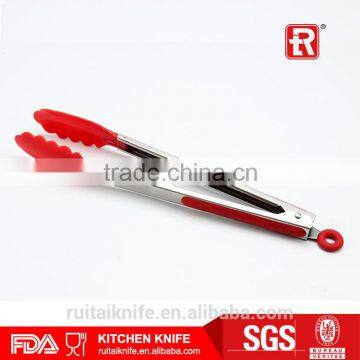 High quality stainless steel handle silicone kitchen tongs food tong silicone tongs                        
                                                Quality Choice