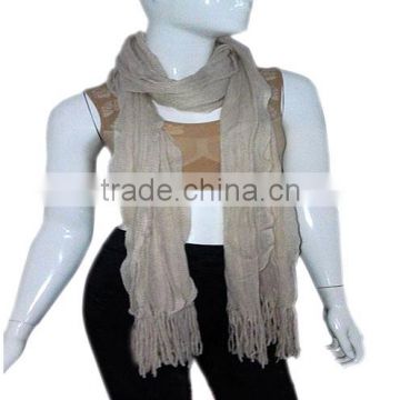 Best Prices Latest low price plain cheap scarf acrylic scarf fast shipping