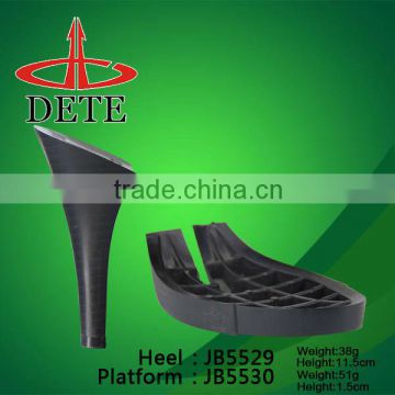 high quality plastic platform heels factory high heel for ladies shoes material made in china