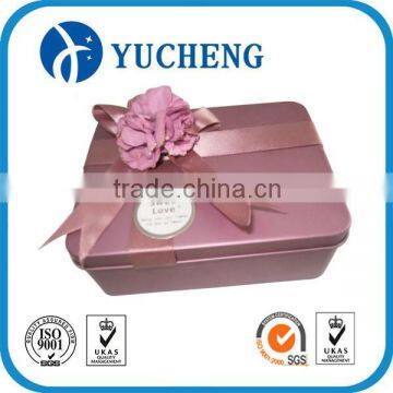 wholesale metal tin box for wedding