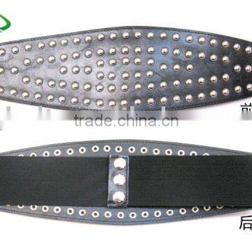 Fashion wide elastic lady belt