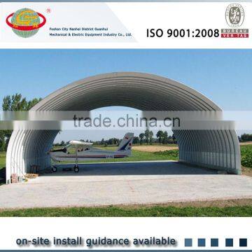 Austrilia standard ligth frame steel arch hangar