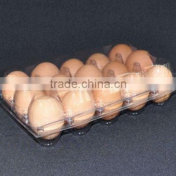 Clamshell PVC blister eggs containers