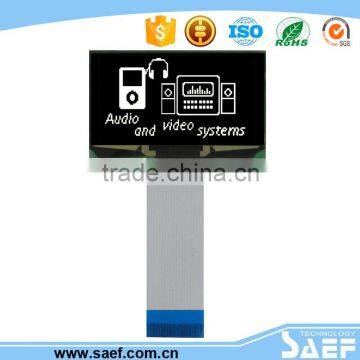 monochrome lcd display module with 128x64 oled display 2 inch oled display for industrial application