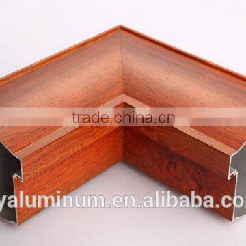 6365 T5 aluminum wood finish profile l extruded aluminum profiles