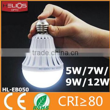 E27/b22 rechargeable smd led emergency light bulb 12w