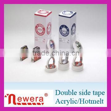 Double side hot melt material tisue adhesive tape roll
