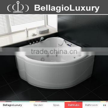 chinese corner acrylic jet whirlpoor massage bathtub for double 2 peraon