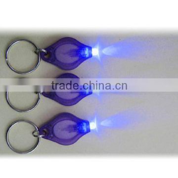 Plastic Purple UV Light 395-400nm LED keychain
