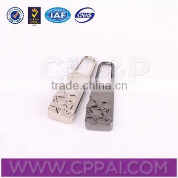 High quality engraved metal zipper sliders