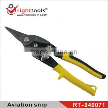 RIGHTTOOLS RT-940071 Hot Sale Heavy Duty Straight Cut Aviation Snip With Rubber Handle