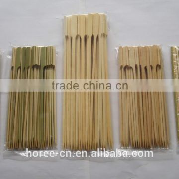 Eco-friendly flag bamboo skewer paddle skewer pick