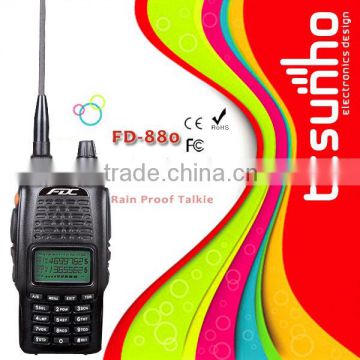 FEIDAXIN FD-880 DUAL BAND with Led flashlight China Cheap TWO WAY RADIO RoHs APPROVED TRANSCEIVER WATER PROOF WALKIE TALKIE