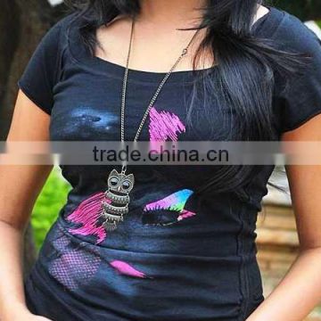 Trendy designer collection-All over printed Ladies tops