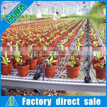 Greenhouse ebb/flow plastic water trays flower rolling bench seedbed