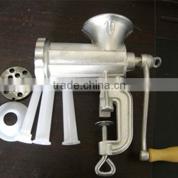 LFGB and FDA manual meat grinder No.10 8mm plate