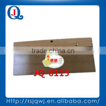 wide mouthed wooden handle stainless steel scraper JQ6115