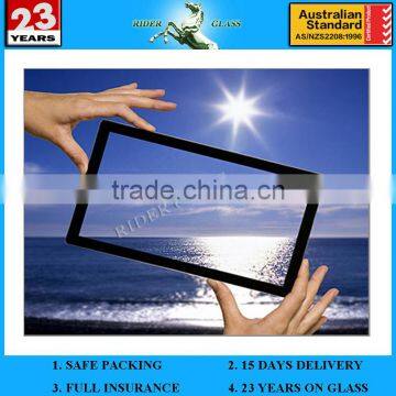 3.2/4mm EN12150 & SPF Toughened Solar Glass