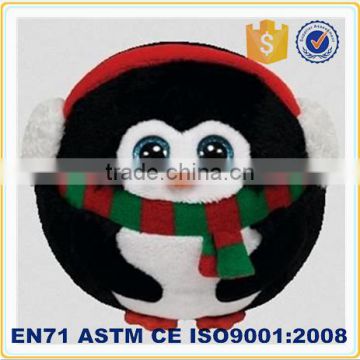 2015 chinese toy manufacturers plush penguin christmas hanging toys