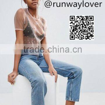 RUNWAYLOVER SEXY LADIES MESH TOP