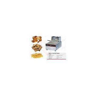 Commercial Electric Deep Fryer Durable For Buffets , Fast Food