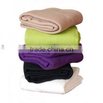 100 percent polyester antipill plain dyed polar fleece blanket whole sale