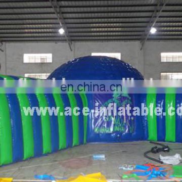 HOT sale inflatable tent with long tunnels