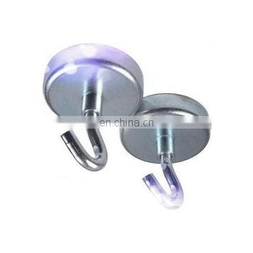 Strong Neodymium Pot Magnet/magnetic hooks for sale