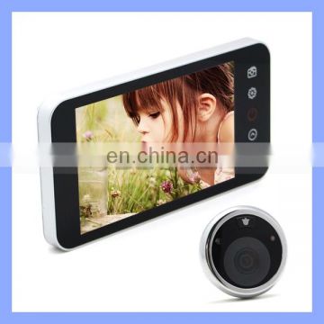 LCD 4inch Digital Doorbell Camera Night Vison Record Video Taking Picture