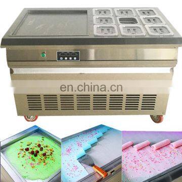 fried ice cream cart thailand fry ice cream machine instant ice cream rolls machine