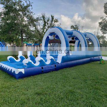 Double Lane Water Slip and Slide, Backyard Kids Adults Slip n Slide Inflatable