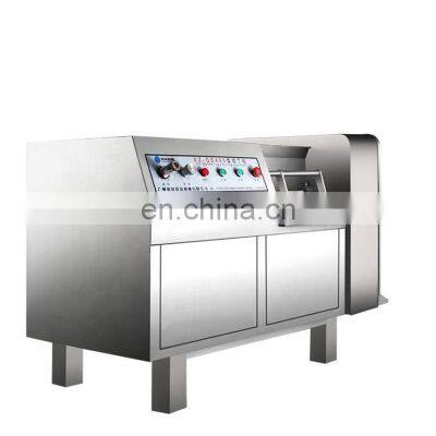 High quality beef dicer diced dicing machine / frozen meat block cube cutting cutter for export