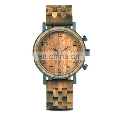 BOBO BIRD Low Moq Engraving Personalize Logo Watches Men Original Brand Mechanical with Sandal Wood Watch