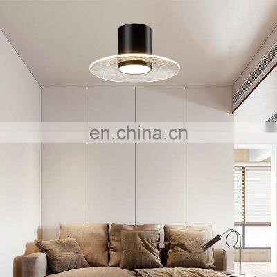 HUAYI Hot Sale Modern Style Indoor Villa Home Decorative Acrylic Aluminum LED Ceiling Light