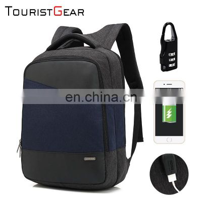 USB charging port wholesale custom travel business laptop unisex fashion backpack