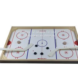 Wholesale 2 player ice hockey tabletop Game Includes 1 Game Board ,2 Hockey Sticks & 4 Pucks
