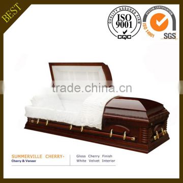 SUMERVILLE CHERRY BATESVILLE quality wood coffin american wood casket