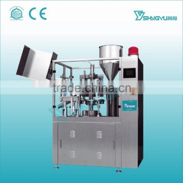 Full automatic Stainless steel plastic tubes filler and sealing machine widely applied in toothpaste cosmetic