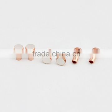 Chinese factory price silver head copper rivets