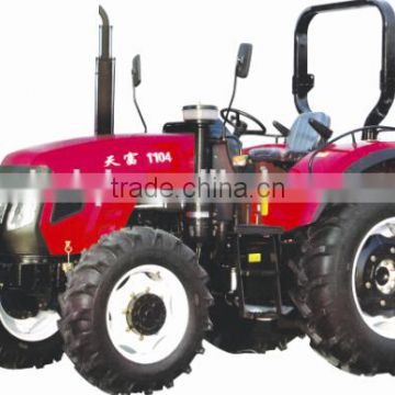 Chinese Brand New Tianfu 4WD Agricultural Farm Wheel Tractor Model 1104