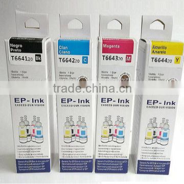 Refill ink for epsonT6641-T6644 dye based ink L100/L200/L201/L301/L355/L505/L1305
